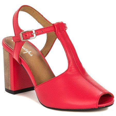 Maciejka 04117-08-00-1 Red Pumps