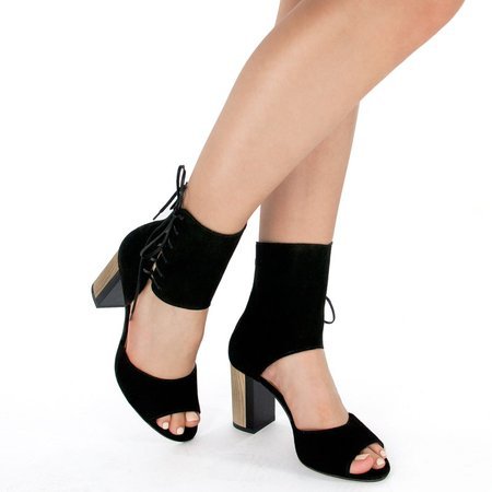 Maciejka 04122-01/00-5 Black Sandals
