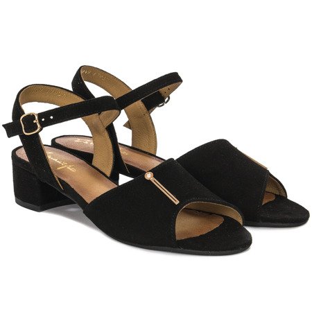 Maciejka 04149-01-00-1 Black Sandals