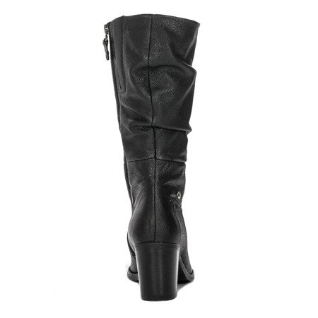 Maciejka 04309-01-00-3 Black Knee-High Boots