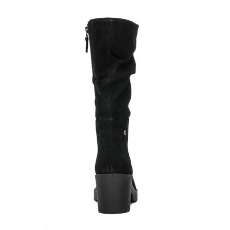 Maciejka 04389-01-00-3 Black Knee-High Boots