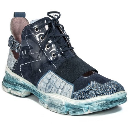 Maciejka 04423-17-00-5 Navy Flat Shoes