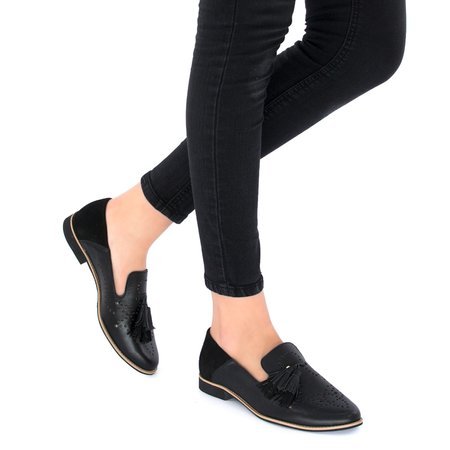 Maciejka  04484-21/00-5 Black Flat Shoes