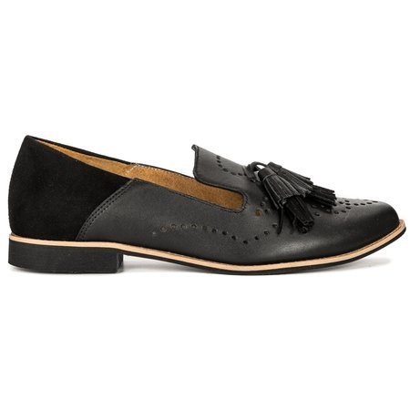 Maciejka  04484-21/00-5 Black Flat Shoes