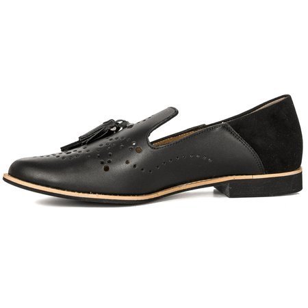 Maciejka  04484-21/00-5 Black Flat Shoes