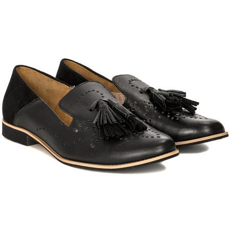 Maciejka  04484-21/00-5 Black Flat Shoes