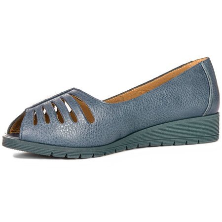 Maciejka 04499-17/00-1 Navy Flat Shoes