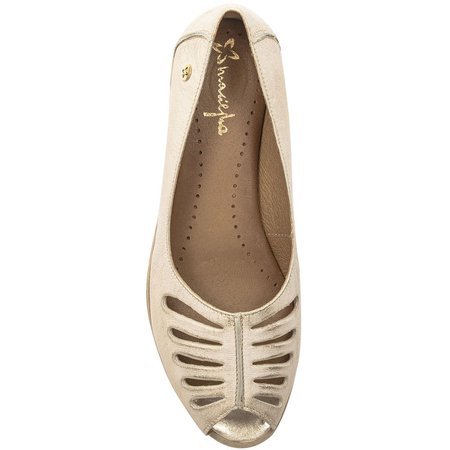 Maciejka 04499-25-00-1 Beige Gold Flat Shoes