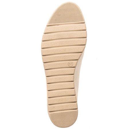 Maciejka 04499-25-00-1 Beige Gold Flat Shoes