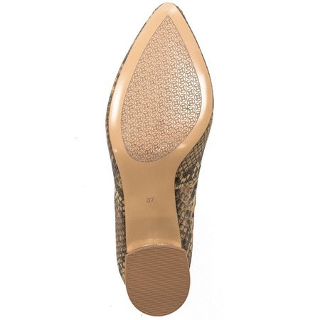 Maciejka 04602-43-00-1 Gold Reptile Pumps