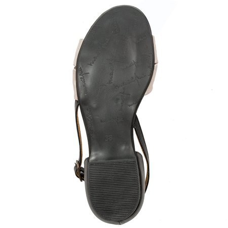 Maciejka 04614-15/00-5 Metallic Rose Black Sandals