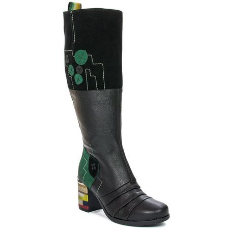 Maciejka 04676-01/00-3 Black Knee-High Boots