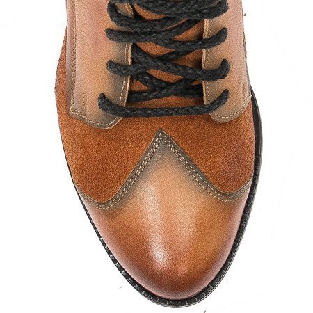 Maciejka 04683-29/00-3 Brown Lace-up Boots