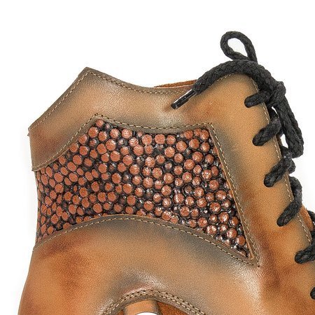 Maciejka 04683-29/00-3 Brown Lace-up Boots