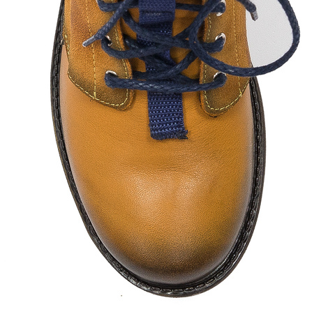 Maciejka 04690-07-00-3 Yellow Lace-up Boots