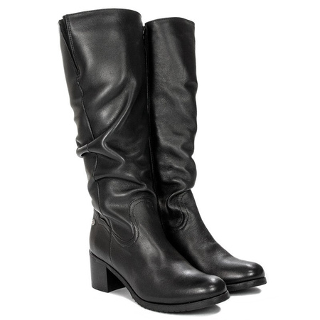 Maciejka 04732-01/00-3 Black Knee-High Boots