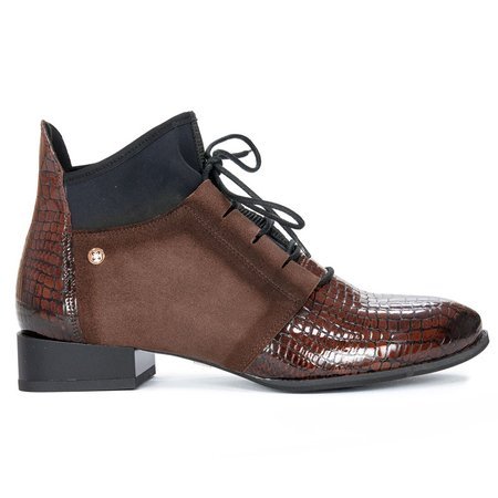 Maciejka 04744-02/00-7 Brown Lace-up Boots