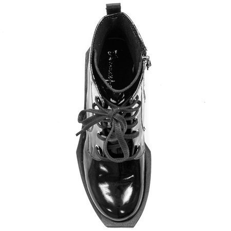 Maciejka 04869-01/00-6 Black Lace-up Boots