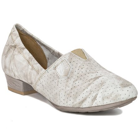 Maciejka 04871-03/00-0 Grey-Beige Flat Shoes