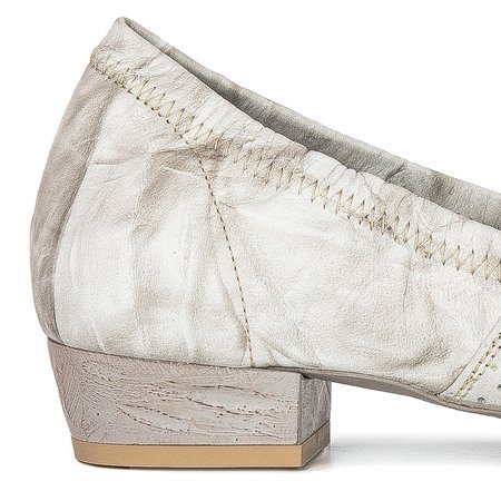 Maciejka 04871-03-00-0 Grey-Beige Flat Shoes