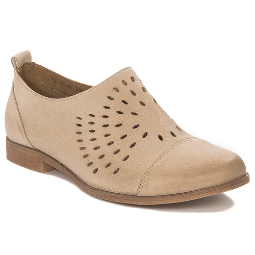 Maciejka 04936-04/00-5 Beige Flat Shoes