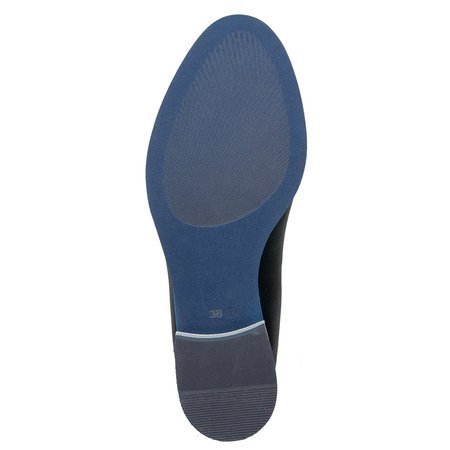 Maciejka 05035-01-00-5 Black+Blue Edge Flat Shoes