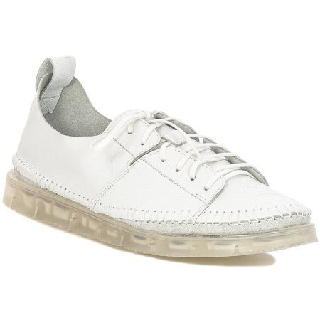 Maciejka 05054-11/00-0 White Flat Shoes