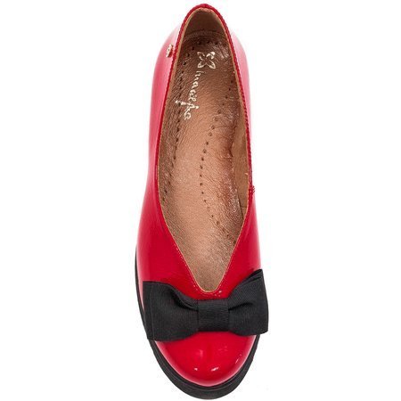 Maciejka 05062-08/00-5 Red Flat Shoes