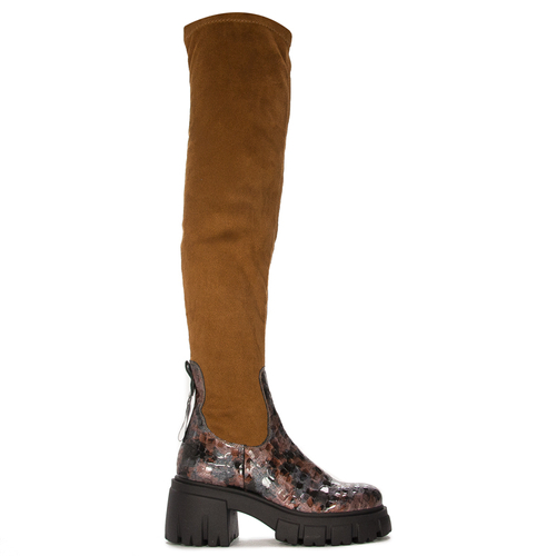 Maciejka 05260-29/00-7 Brown Knee-High Boots