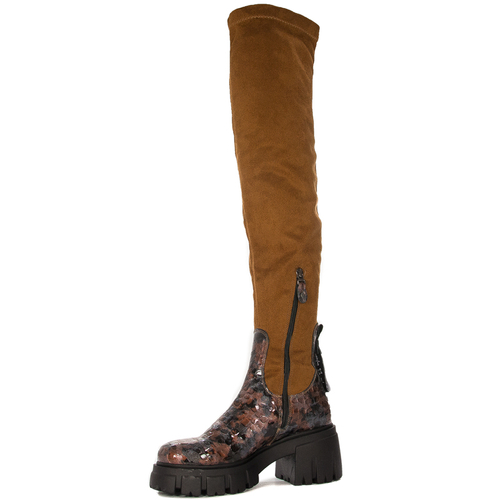 Maciejka 05260-29/00-7 Brown Knee-High Boots