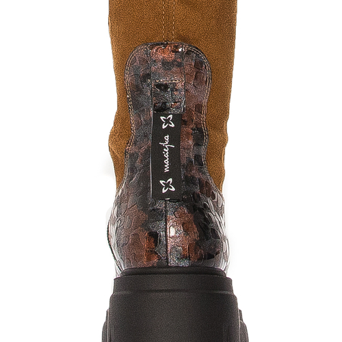 Maciejka 05260-29/00-7 Brown Knee-High Boots