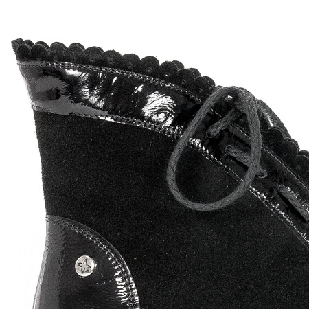 Maciejka 05276-01/00-7 Black Lace-up Boots