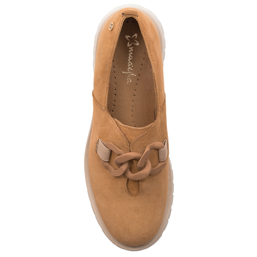 Maciejka 05504-18/00-1 Orange Flat Shoes