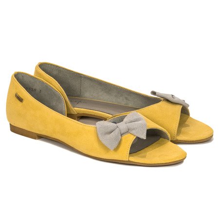 Maciejka 0554A-07-00-5 Yellow Flat Shoes