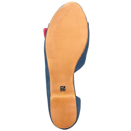 Maciejka 0554A-17-00-5 Navy Blue Flat Shoes