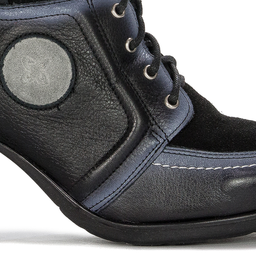 Maciejka 05599-01/00-7 Black and White Boots