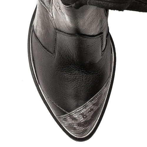Maciejka 05640-01/00-3 Black Knee-High Boots