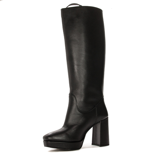 Maciejka 05692-01/00-3 Black Knee-High Boots