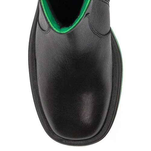 Maciejka 05746-09/00-7 Black+Green Boots