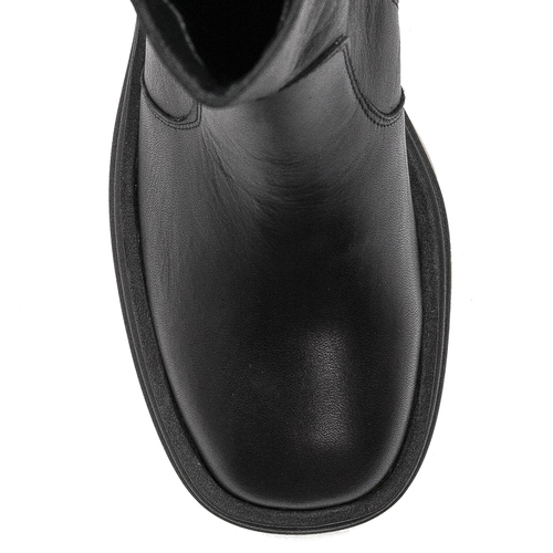 Maciejka 05746-10/00-7 Black+Dark Beige Boots