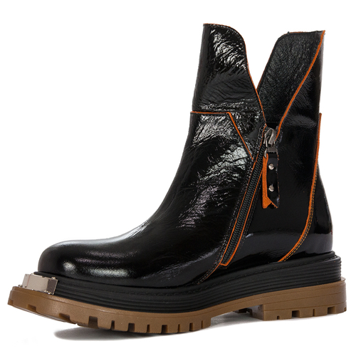Maciejka 05747-18/00-7 Black+Orange Boots
