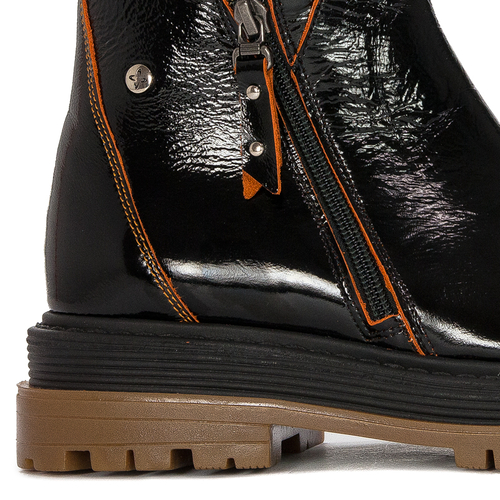 Maciejka 05747-18/00-7 Black+Orange Boots