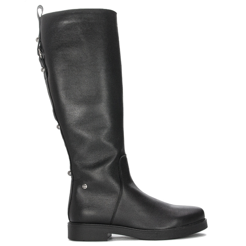 Maciejka 05755-01/00-7 Black Knee-High Boots