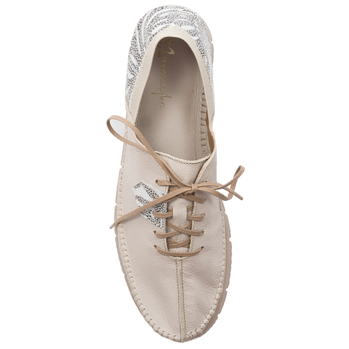 Maciejka 05873-04/00-1 Beige Flat Shoes
