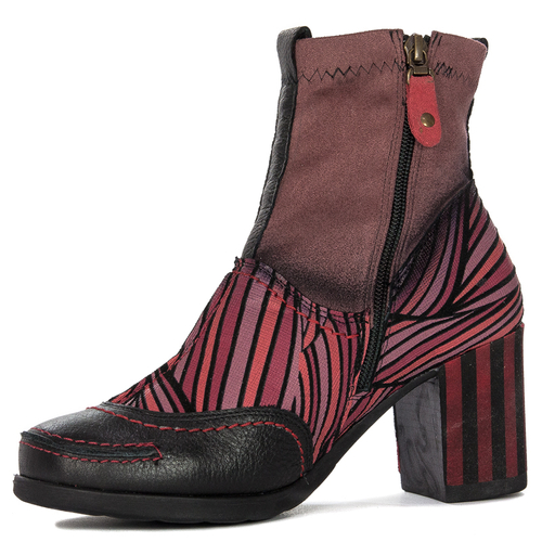 Maciejka 06117-08/00-7 Red + Black Boots