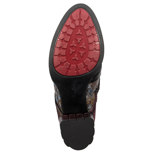 Maciejka 06140-23/00-7 Lace-up Women's burgundy Leather Boots