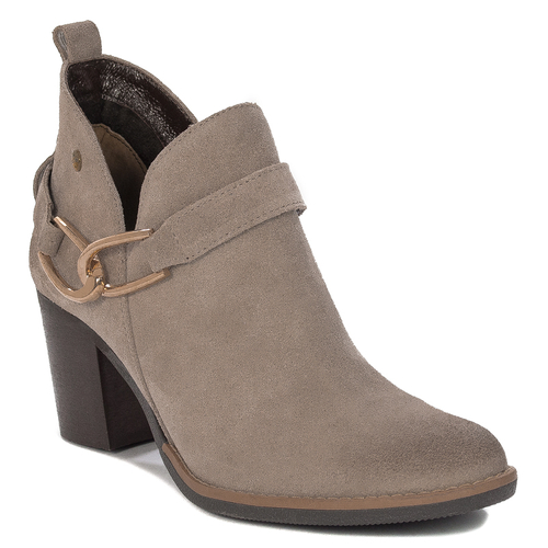 Maciejka 06247-01/00-7 Beige Leather Boots