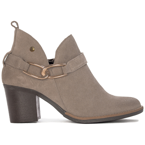 Maciejka 06247-01/00-7 Beige Leather Boots