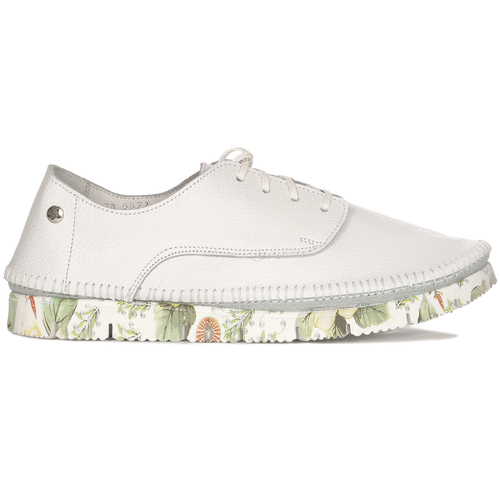 Maciejka 06522-11/00-1 White Flat Shoes