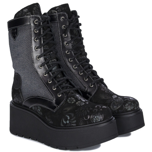 Maciejka 06720-01/00-8  platform Black Boots